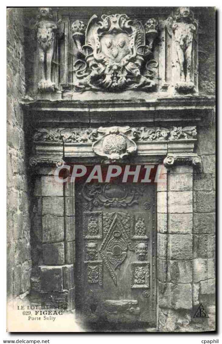 CPA Figeac Porte Sully
