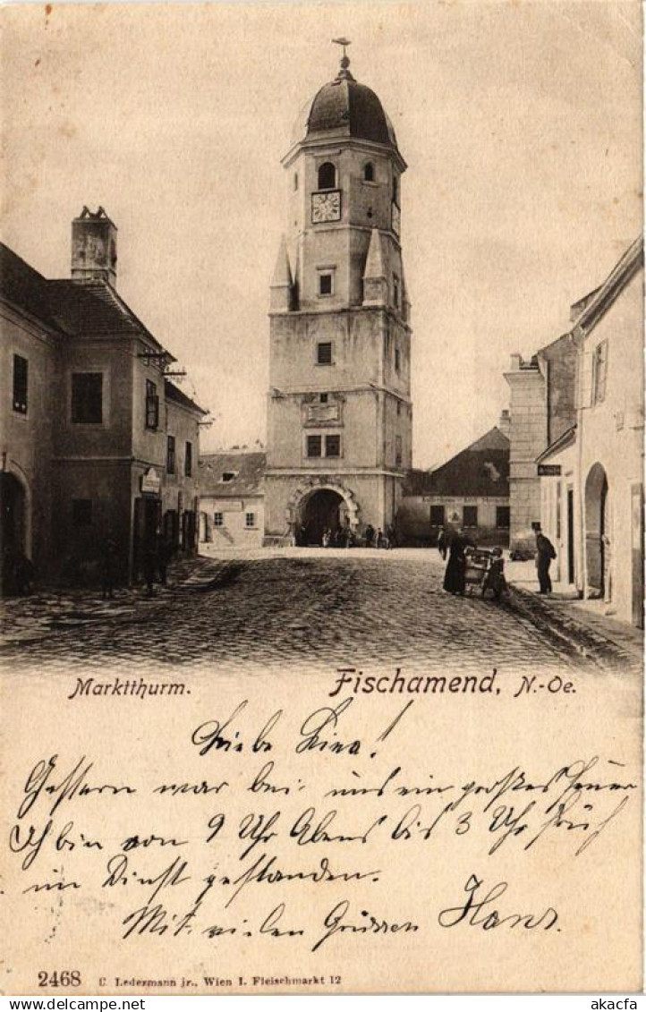 CPA FISCHAMEND Marktthurm AUSTRIA (676860)