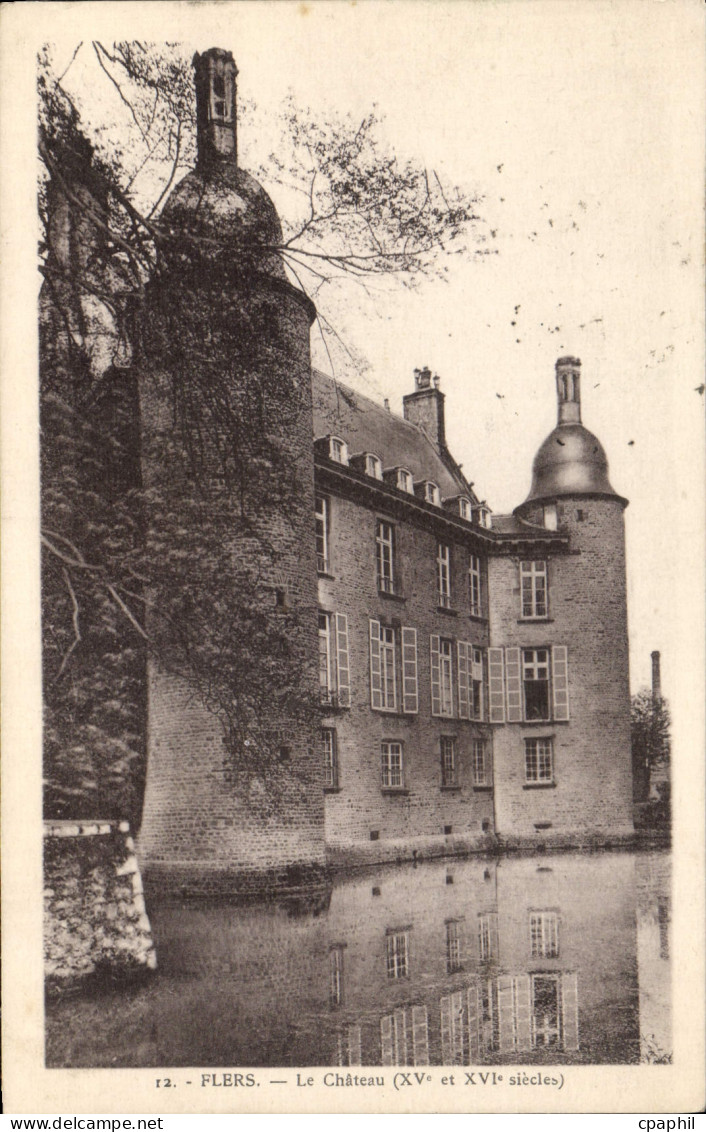CPA FLERS le château