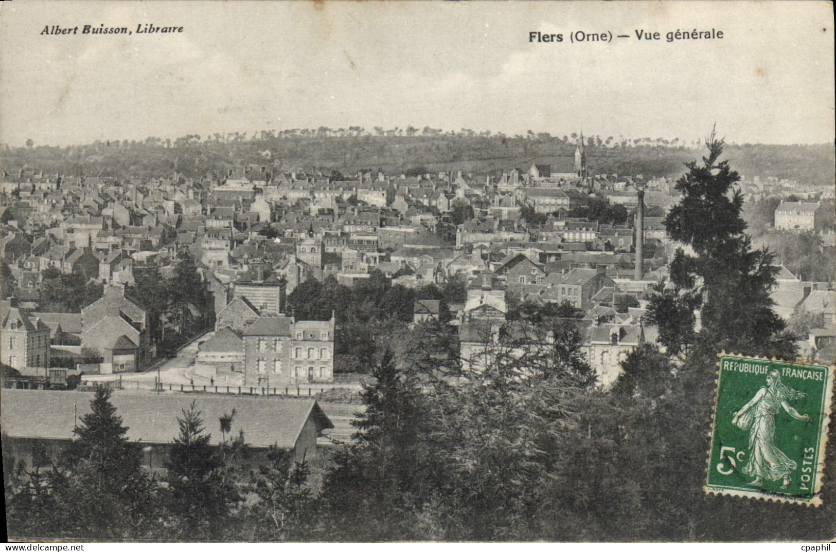 CPA Flers Vue Generale