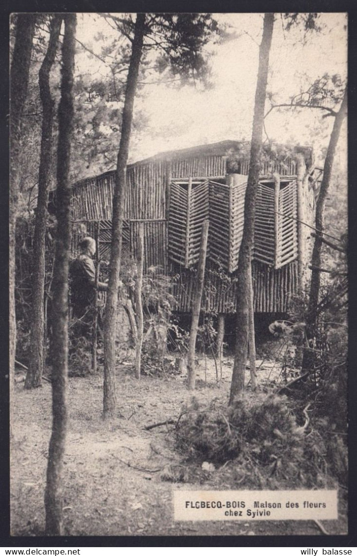 +++ CPA - FLOBECQ - BOIS - Vloesberg - Maison des Fleurs chez Sylvie  //