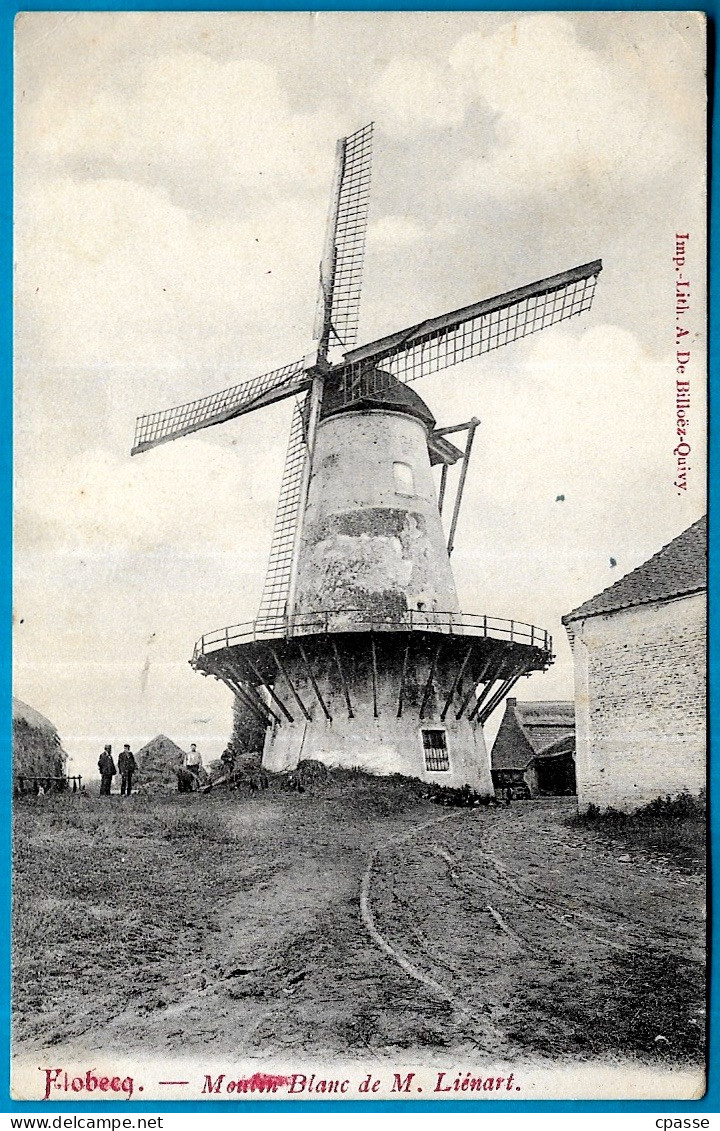 CPA FLOBECQ VLOESBERG - MOULIN BLANC de M. LIENART ** Belgique Belgie Hainaut Molen
