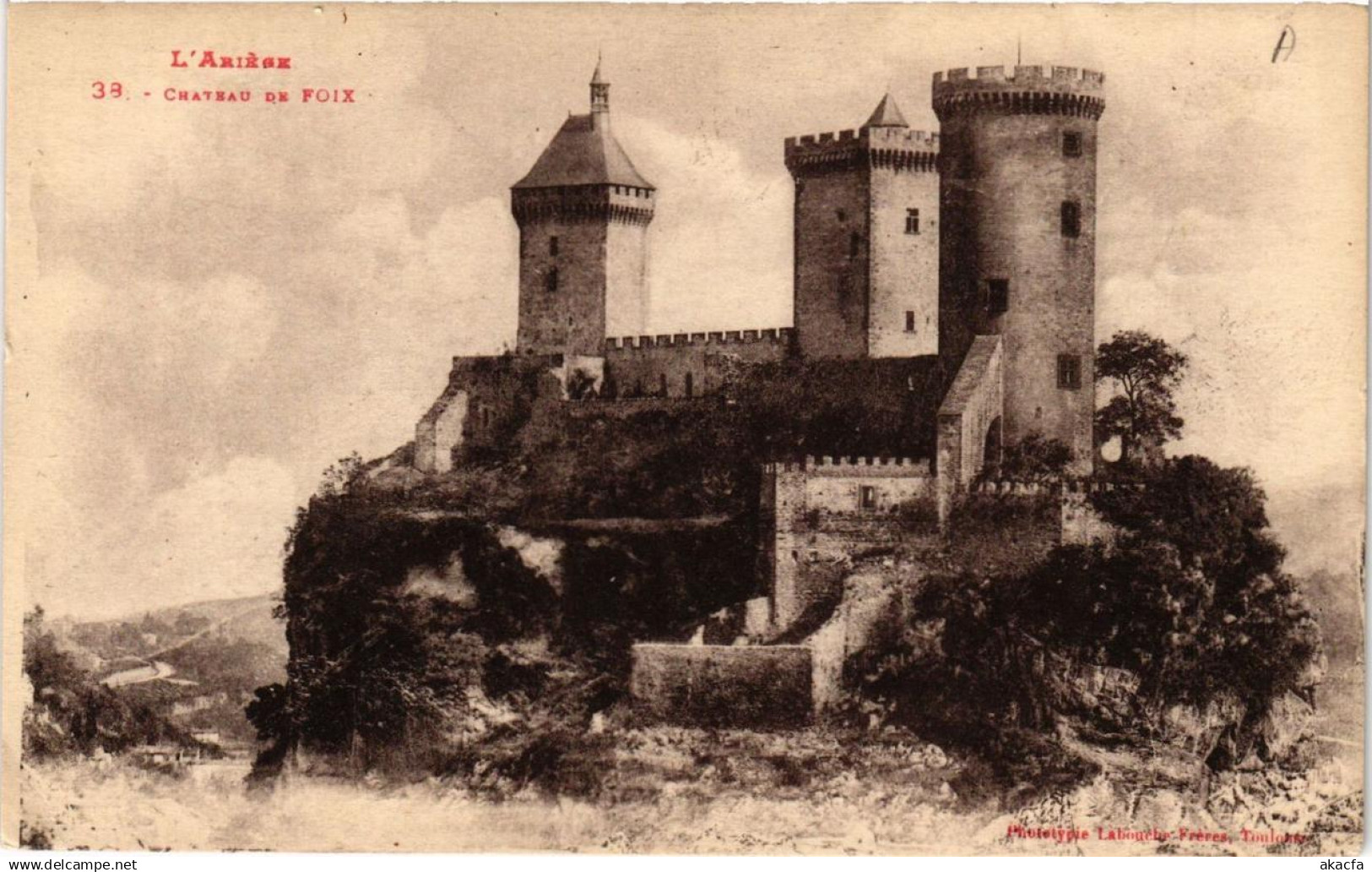 CPA FOIX Chateau de FOIX (647058)