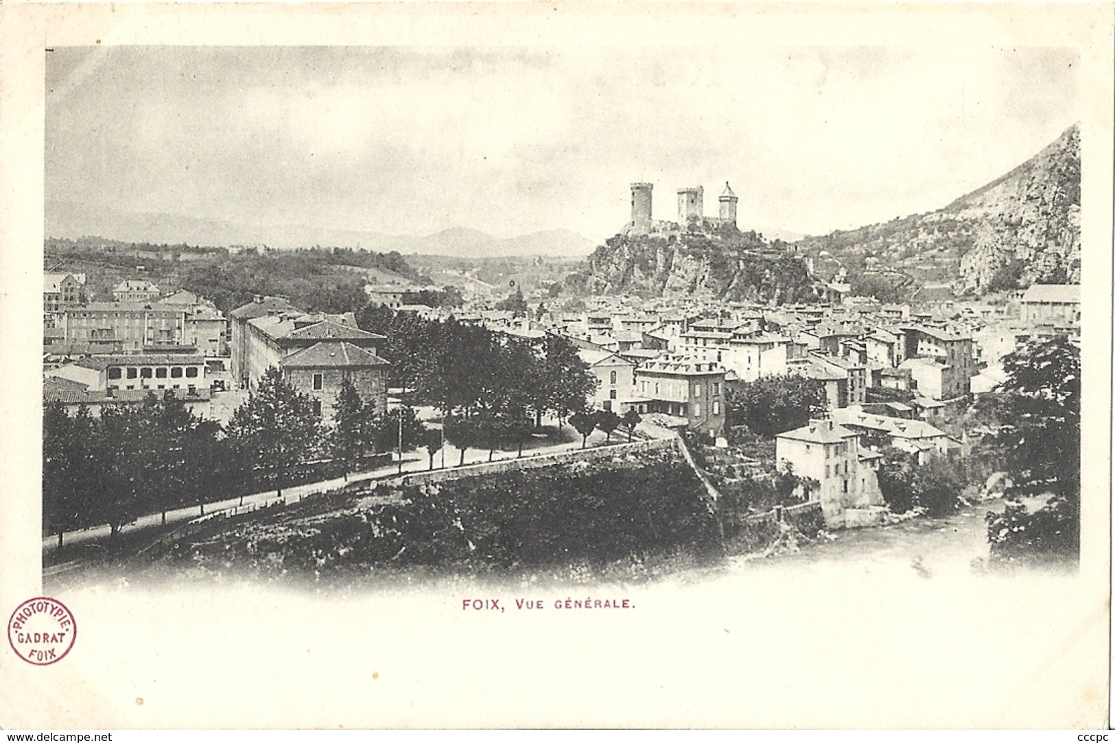 CPA Foix vue générale