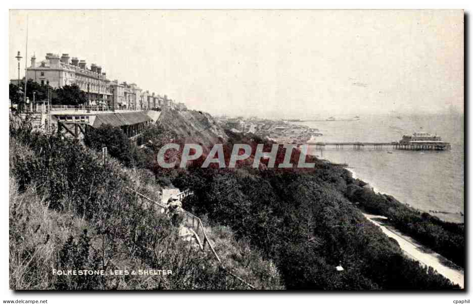 CPA Folkestone Lees Shelter