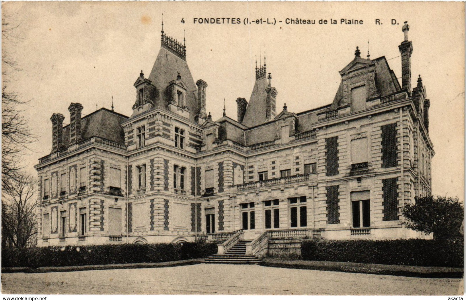 CPA Fondettes Chateau de la Plaine (1473489)