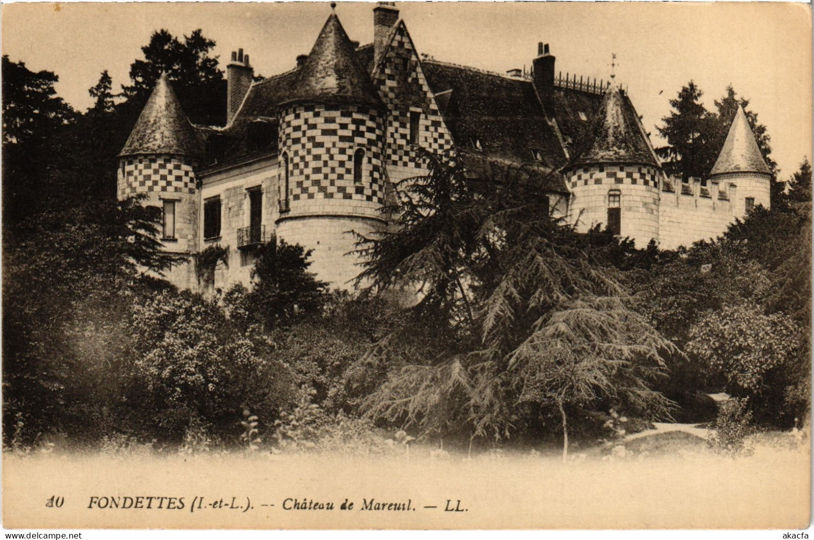 CPA Fondettes Chateau de Mareuil FRANCE (1379771)
