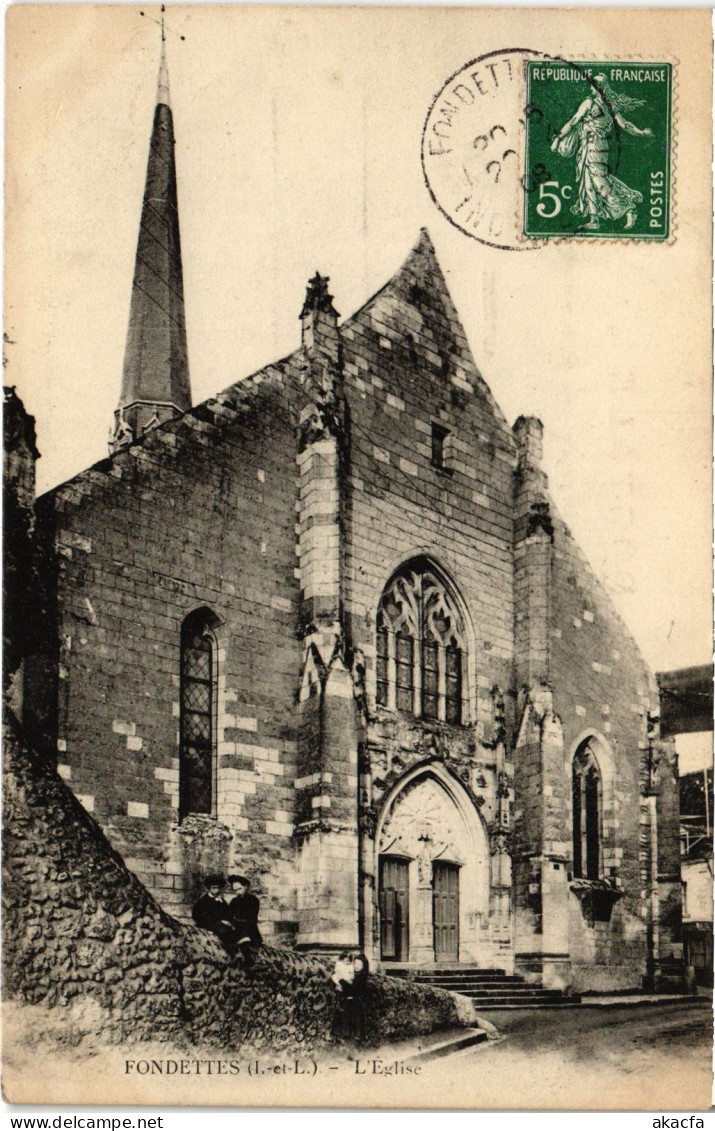 CPA Fondettes L'Eglise FRANCE (1379770)
