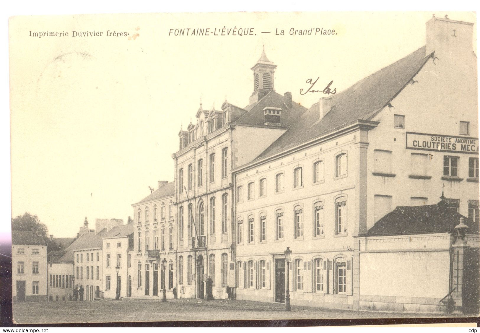 cpa fontaine l'eveque   1925