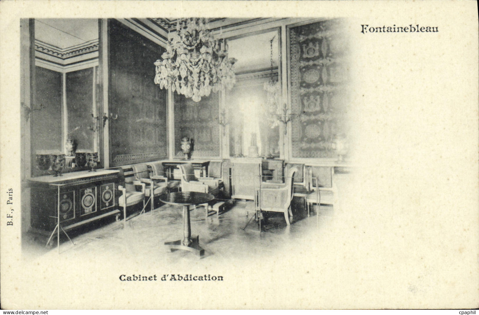 CPA Fontainebleau Cabinet d'Abdication