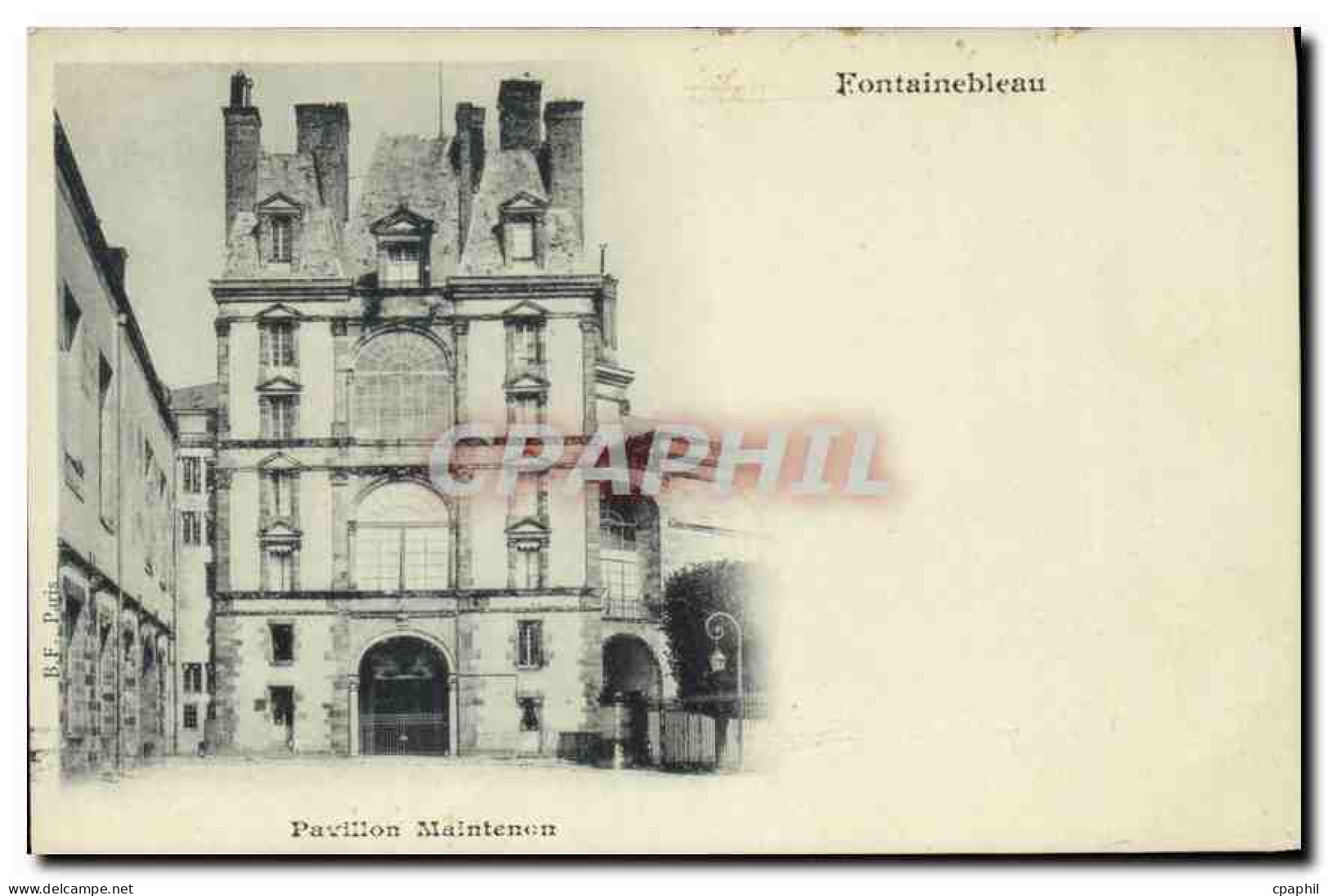 CPA Fontainebleau Pavillon Maintenon
