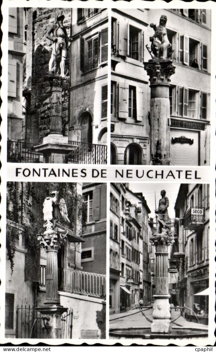 CPA Fontaines De Neuchatel