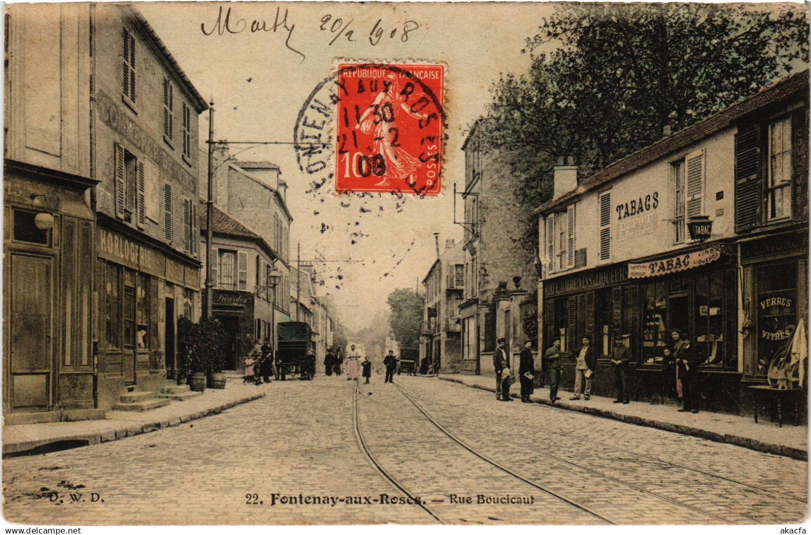CPA Fontenay-aux-Roses Rue Boucicaut (1391406)