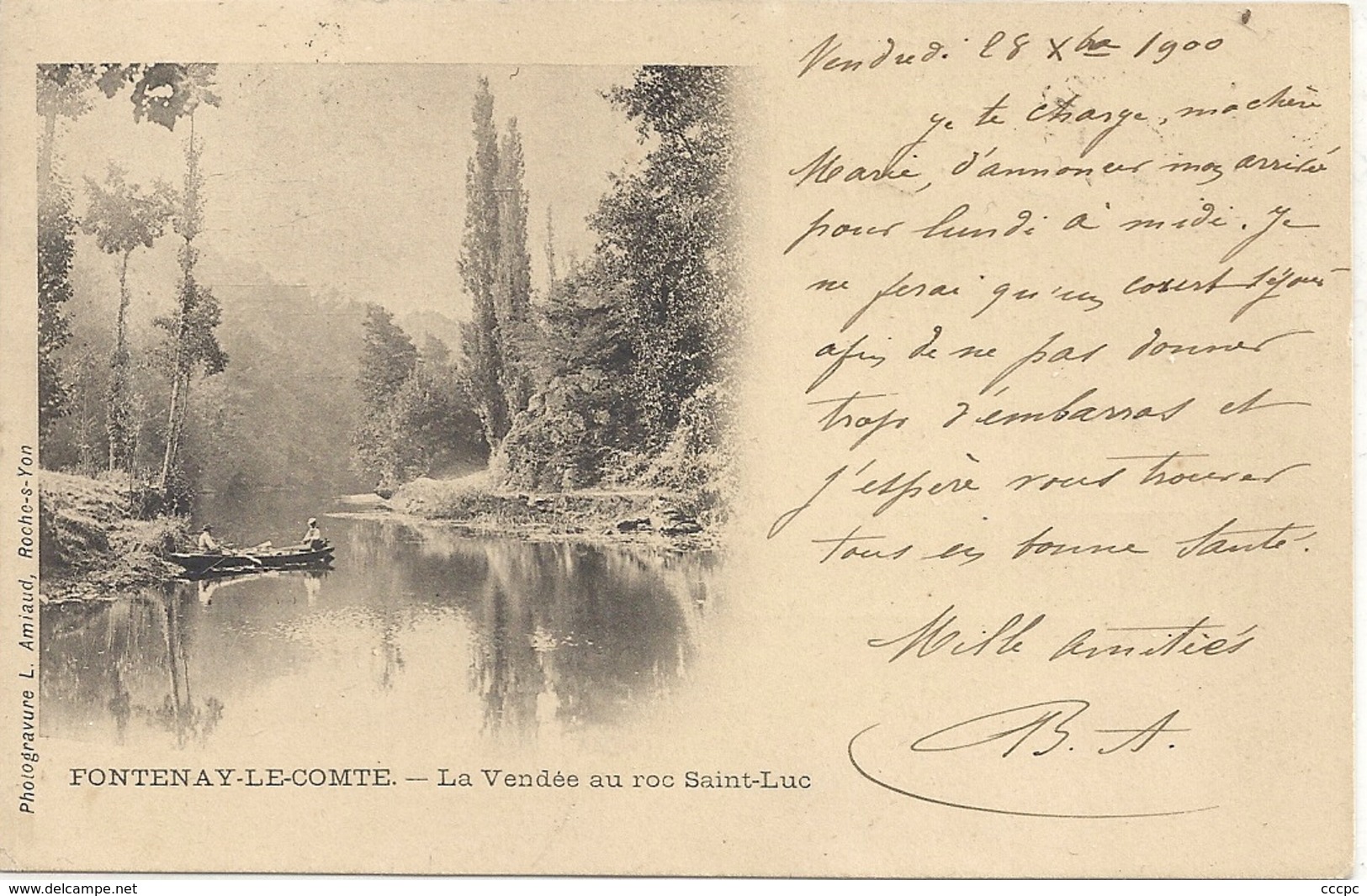 CPA Fontenay-le-Comte La Vendée au roc Saint-Luc