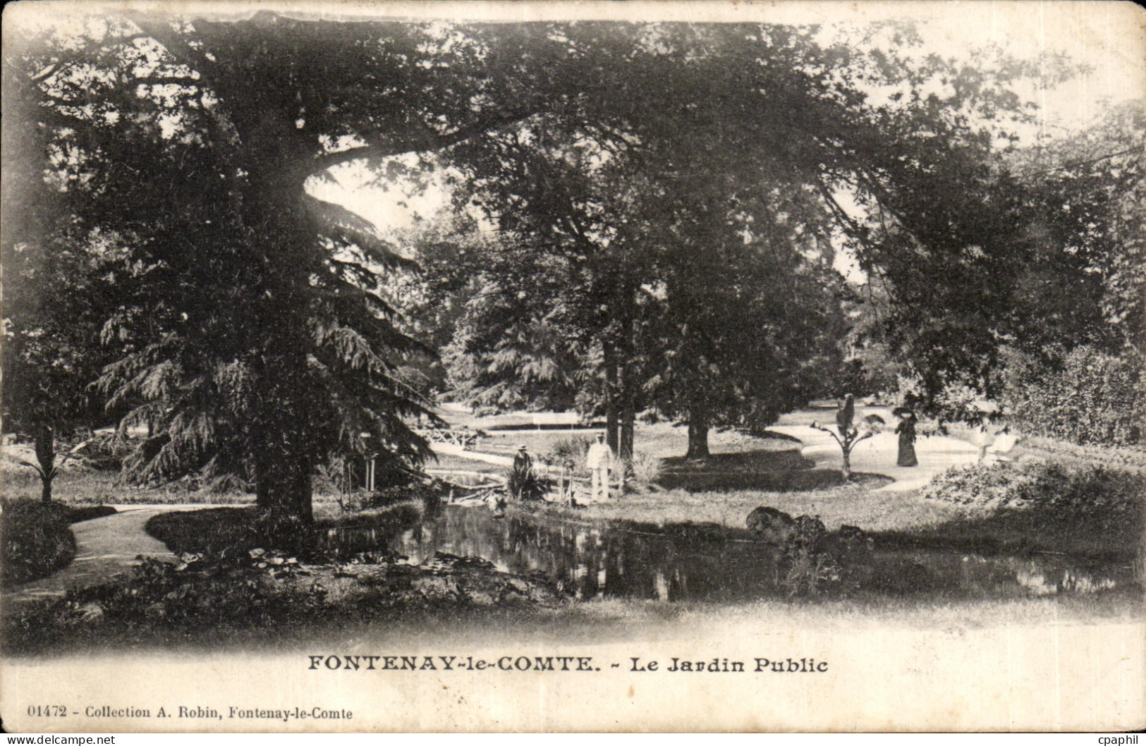 CPA Fontenay Le Comte Le Jardin Public