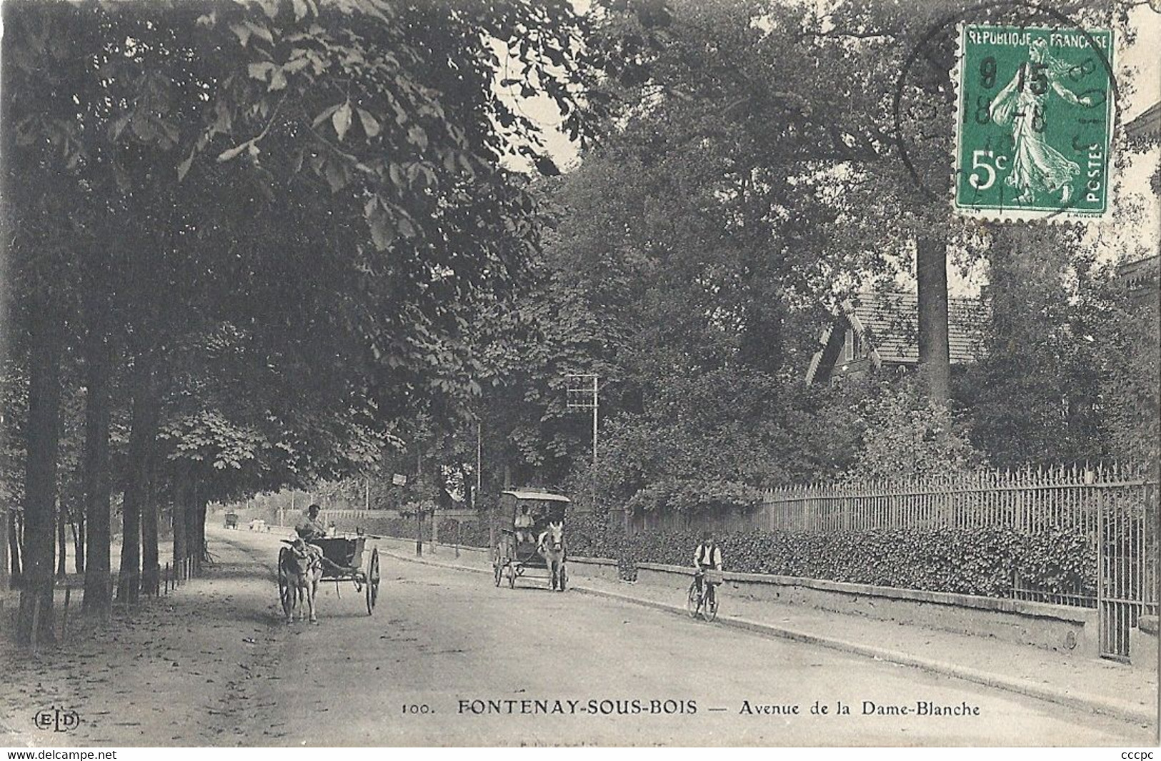 CPA Fontenay-sous-Bois avenue de la Dame-Blanche