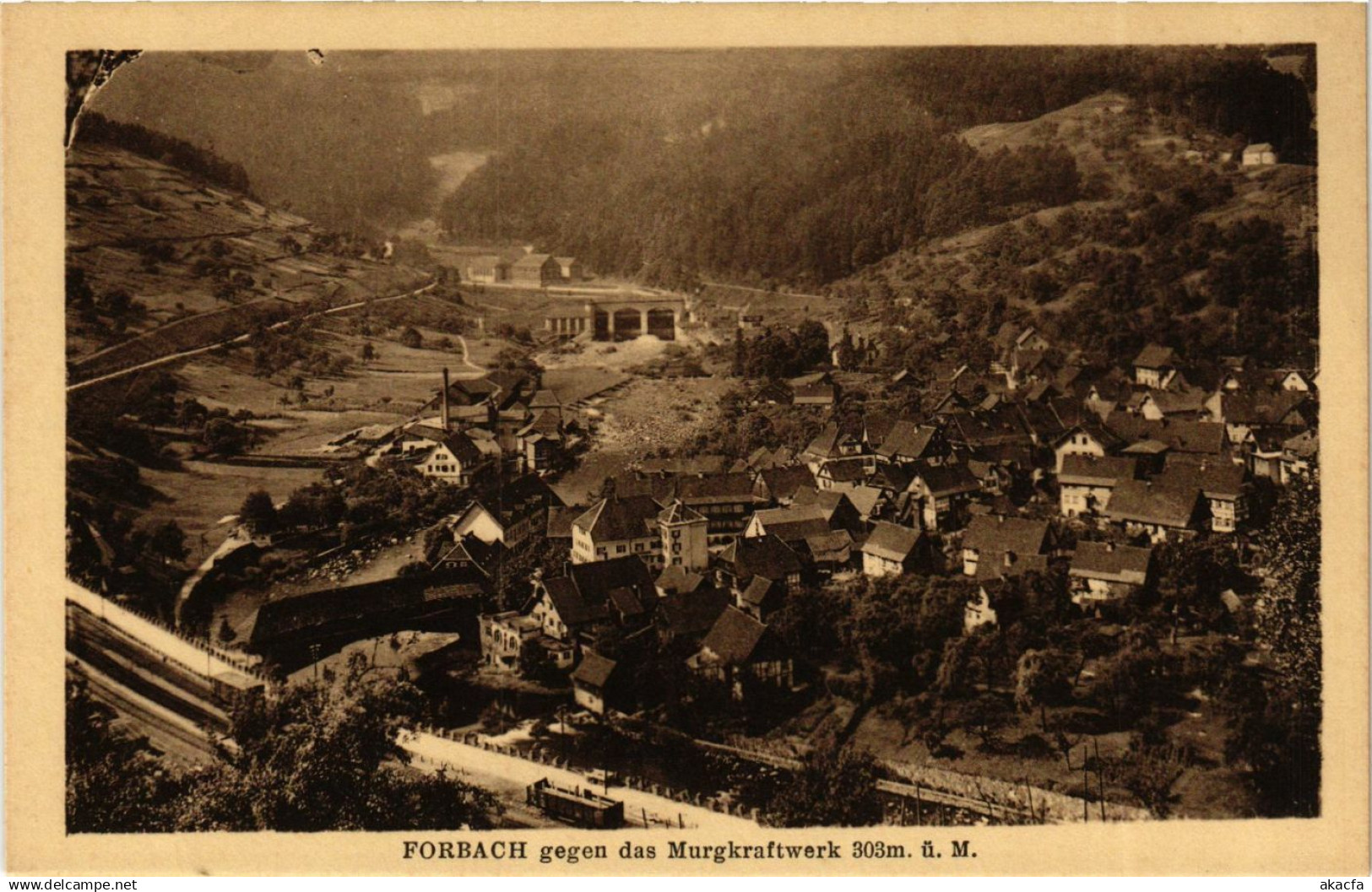 CPA Forbach - Forbach gegen das Murgkraftwerk GERMANY (910425)