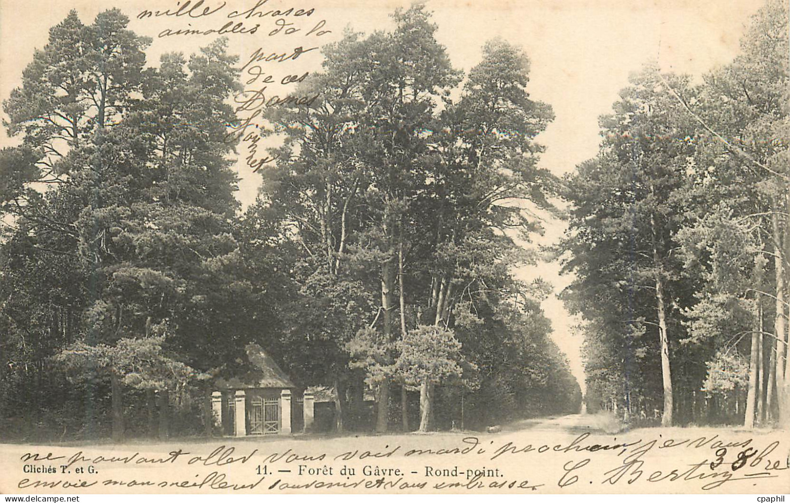 CPA Foret du Gavre Rond Point