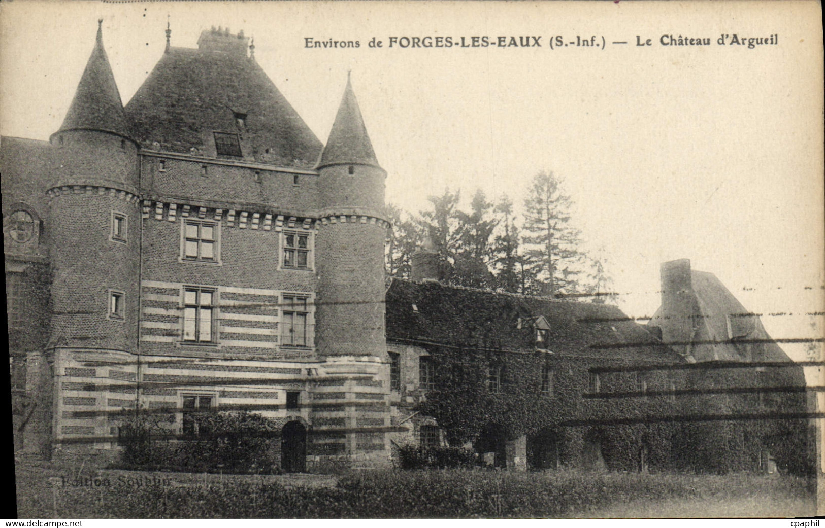 CPA Forges Les Eaux Le Chateau D'Argueil