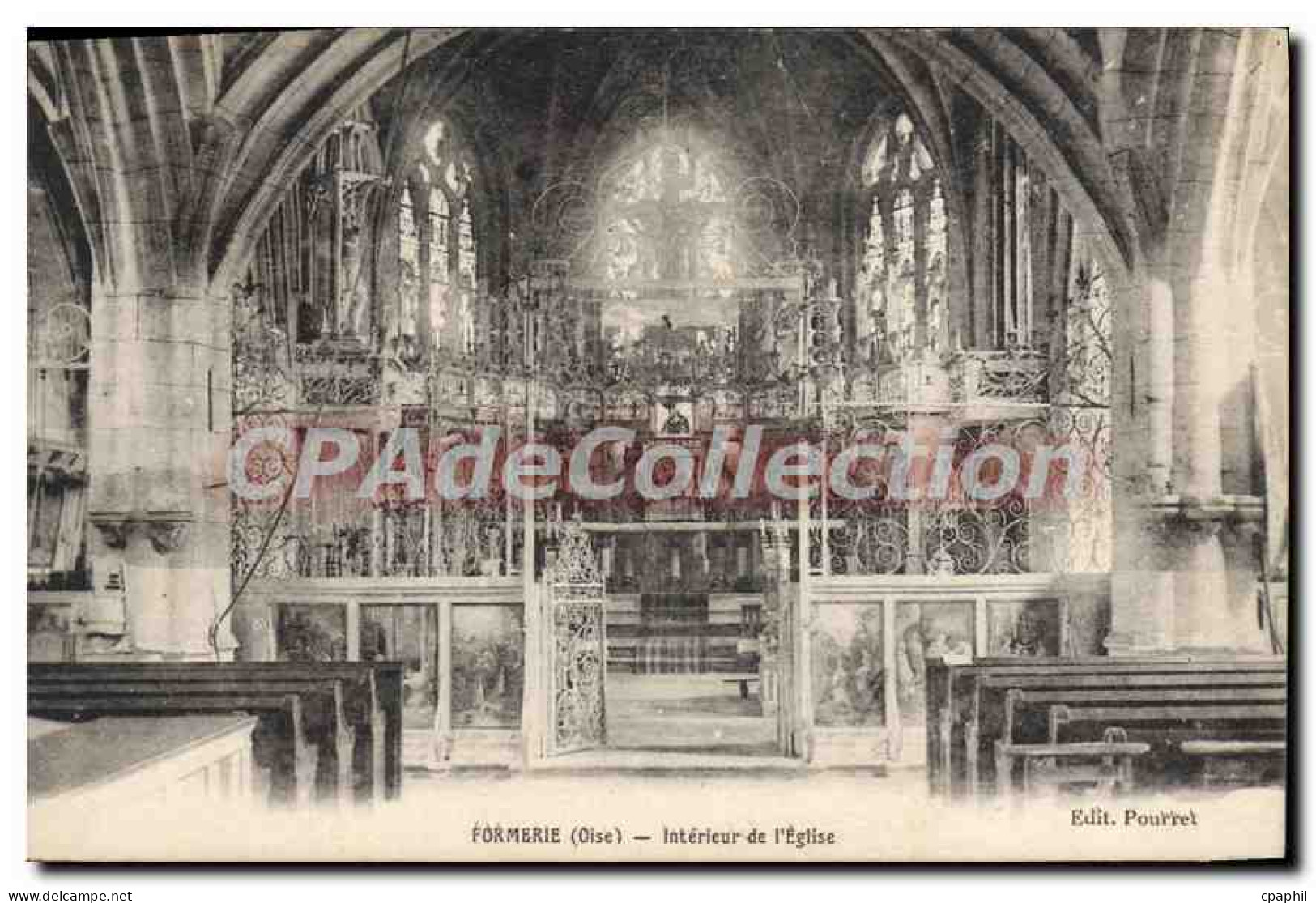 CPA Formerie Interieur De I'Eglise