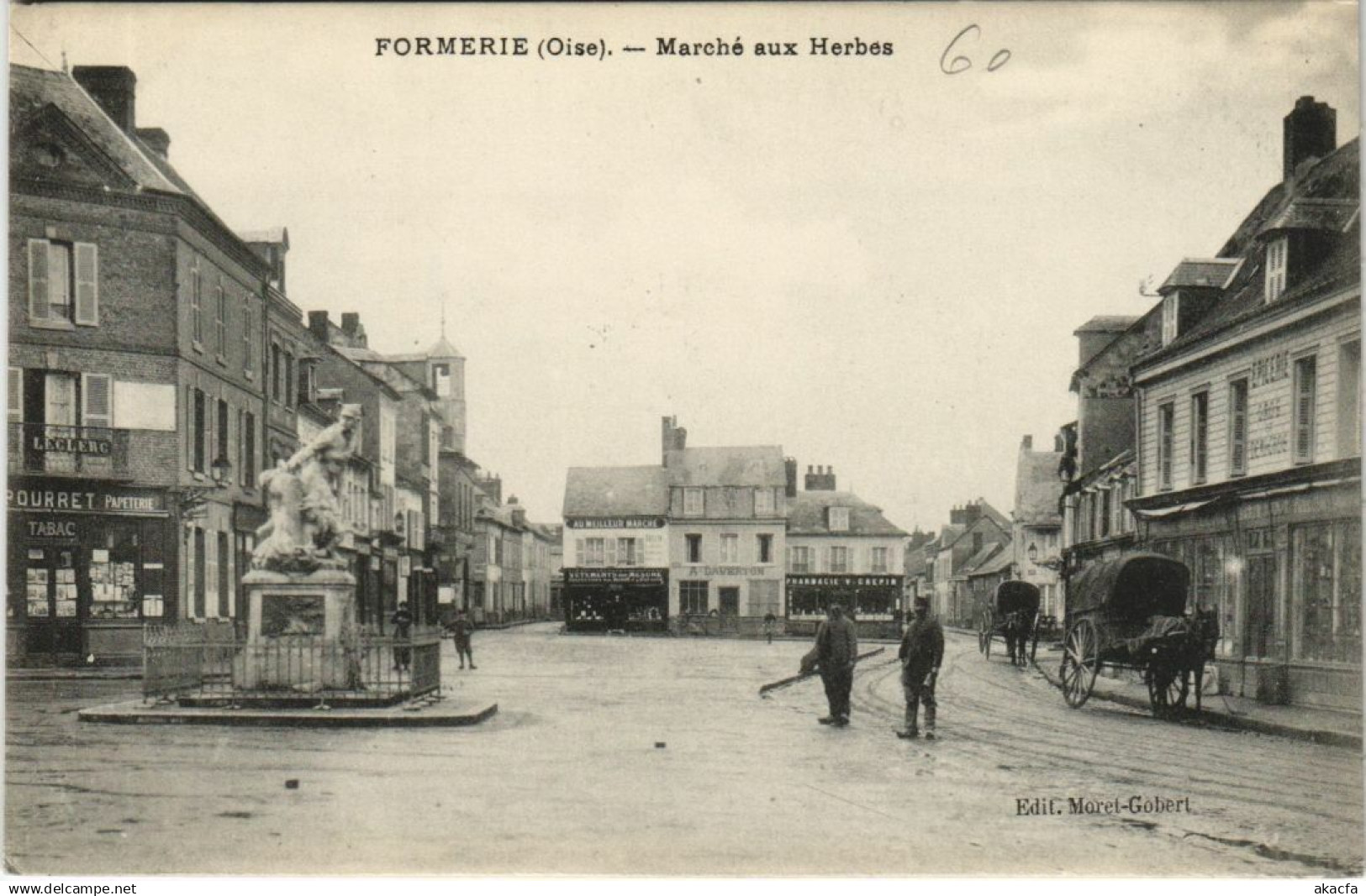 CPA FORMERIE Marche aux Herbes (1207767)