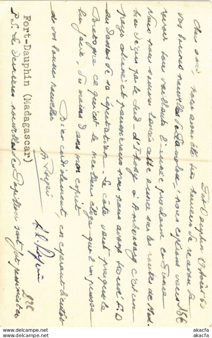 CPA Fort Dauphin MADAGASCAR (818991)