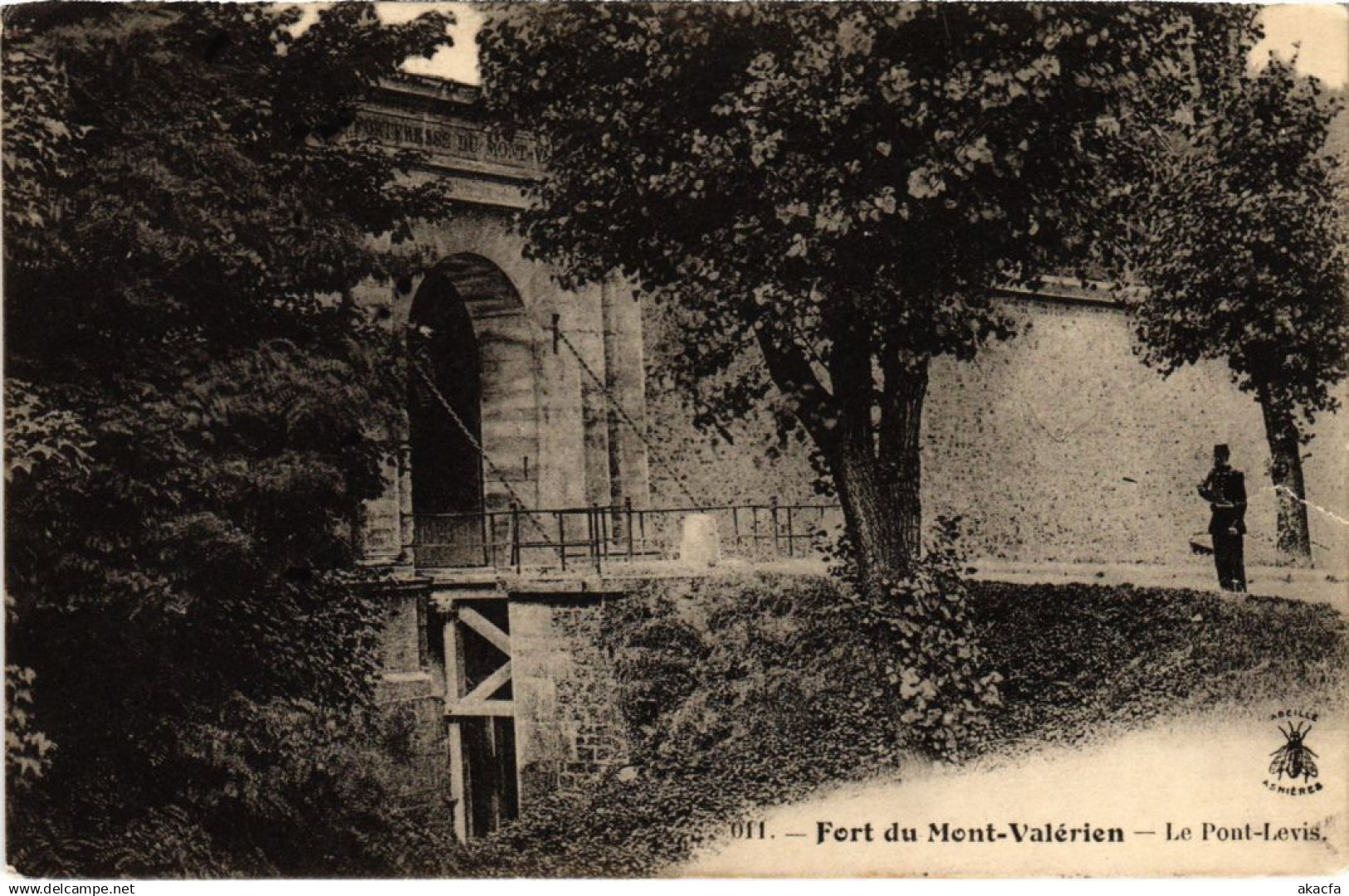 CPA Fort du Mont-Valerien - Le Pont-Levis (1322612)