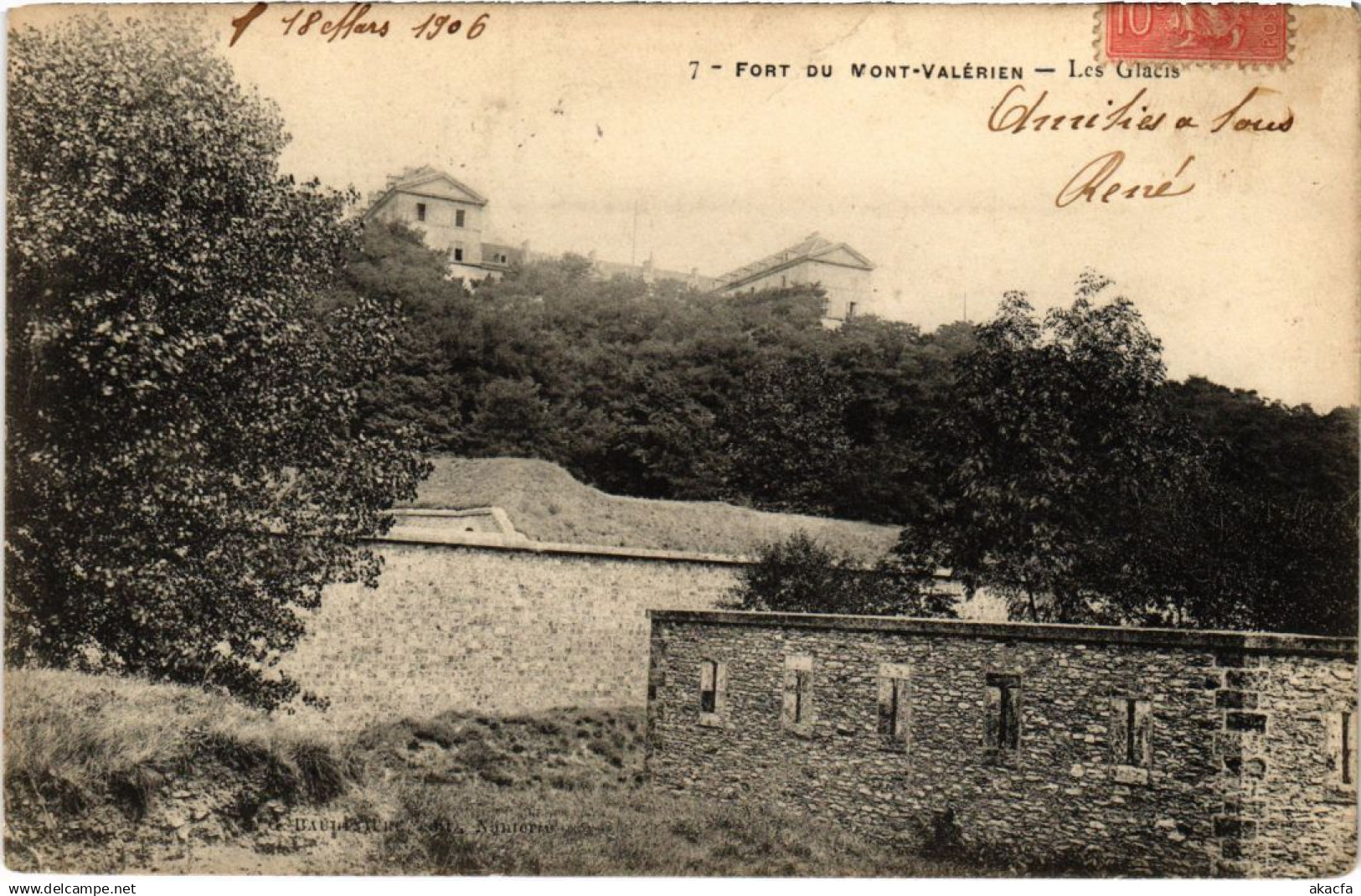 CPA Fort du Mont-Valerien - Les Glacis (1322630)