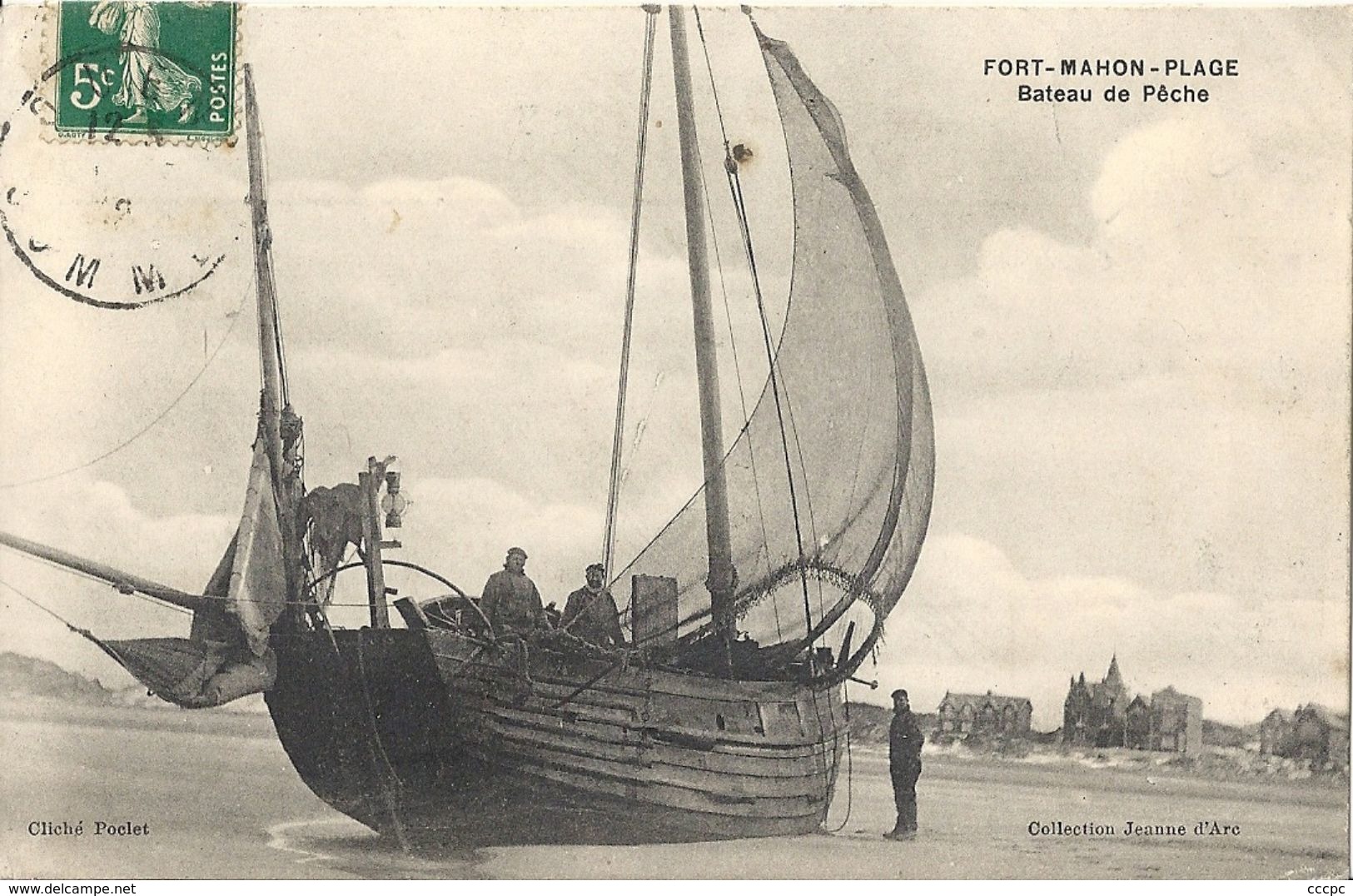 CPA Fort-Mahon Plage Bateau de pêche