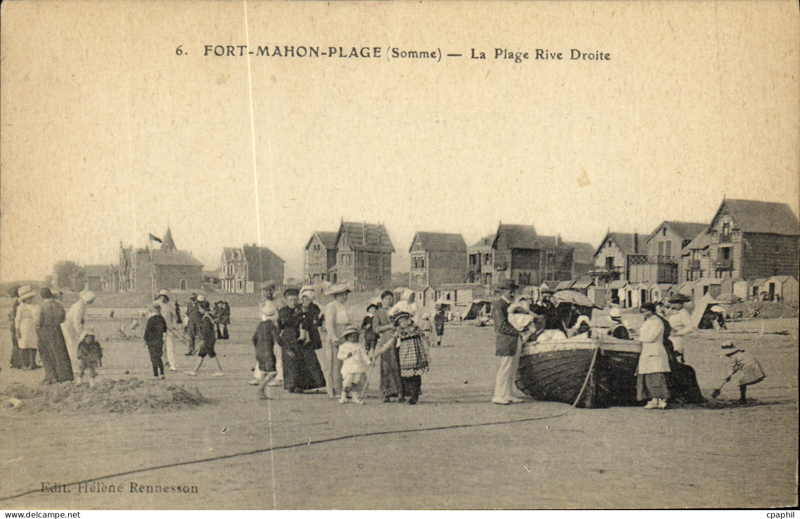 CPA Fort Mahon Plage La Plage Rive Droite