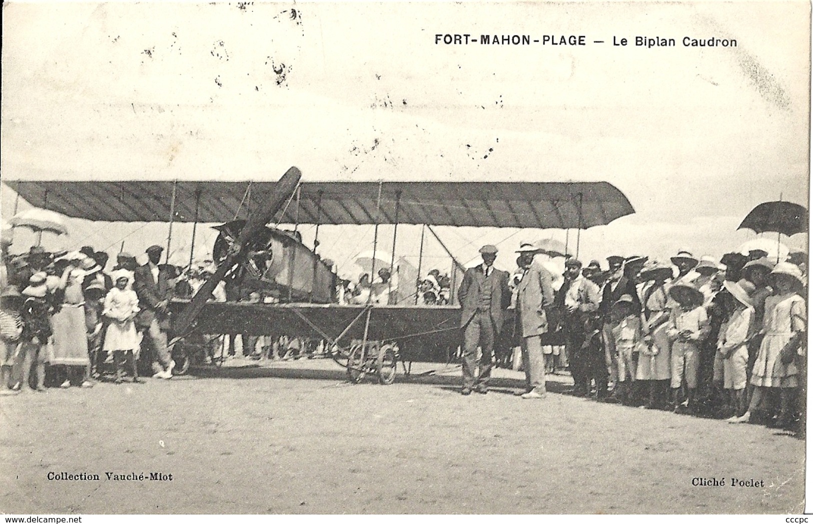 CPA Fort-Mahon Plage Le Biplan Caudron