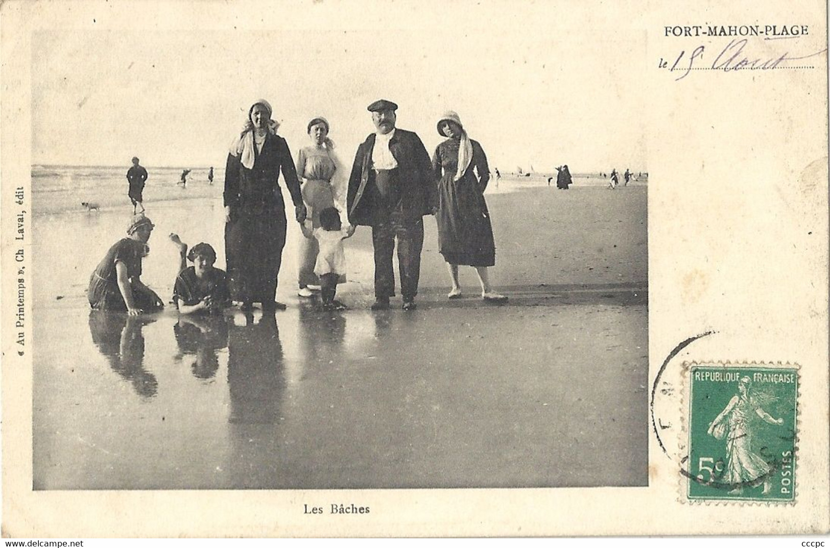 CPA Fort-Mahon Plage Les Bâches