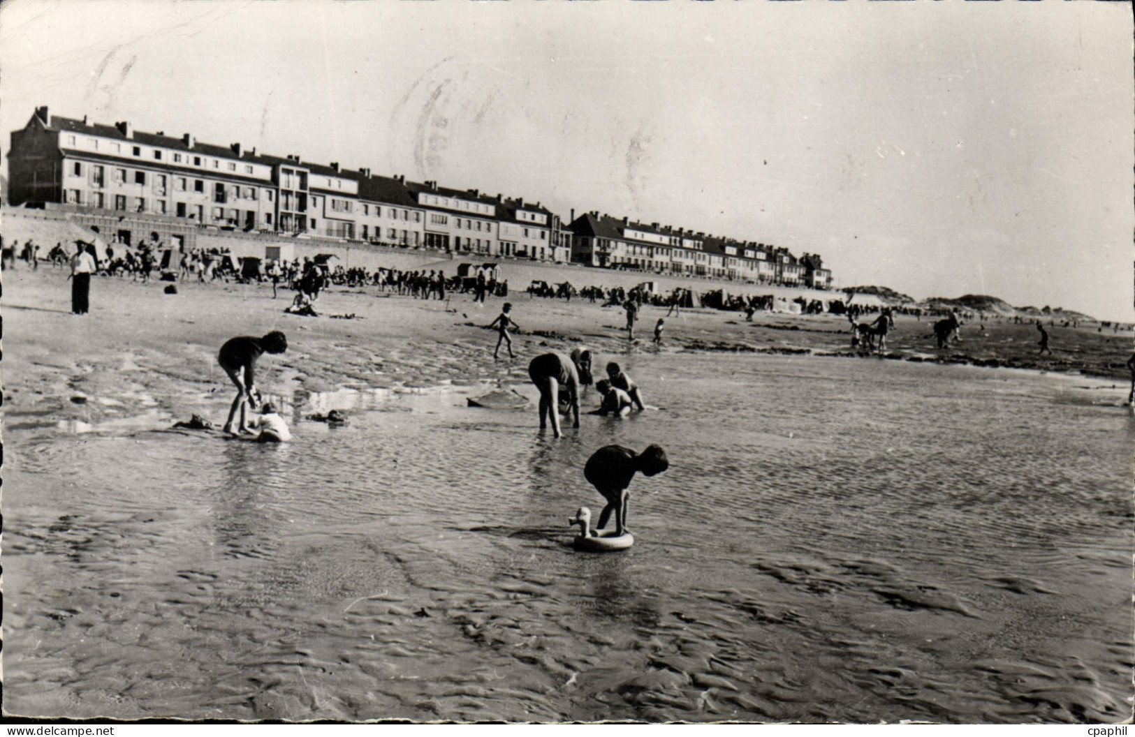 CPA Fort Mahon (Somme) La Plage a maree basse
