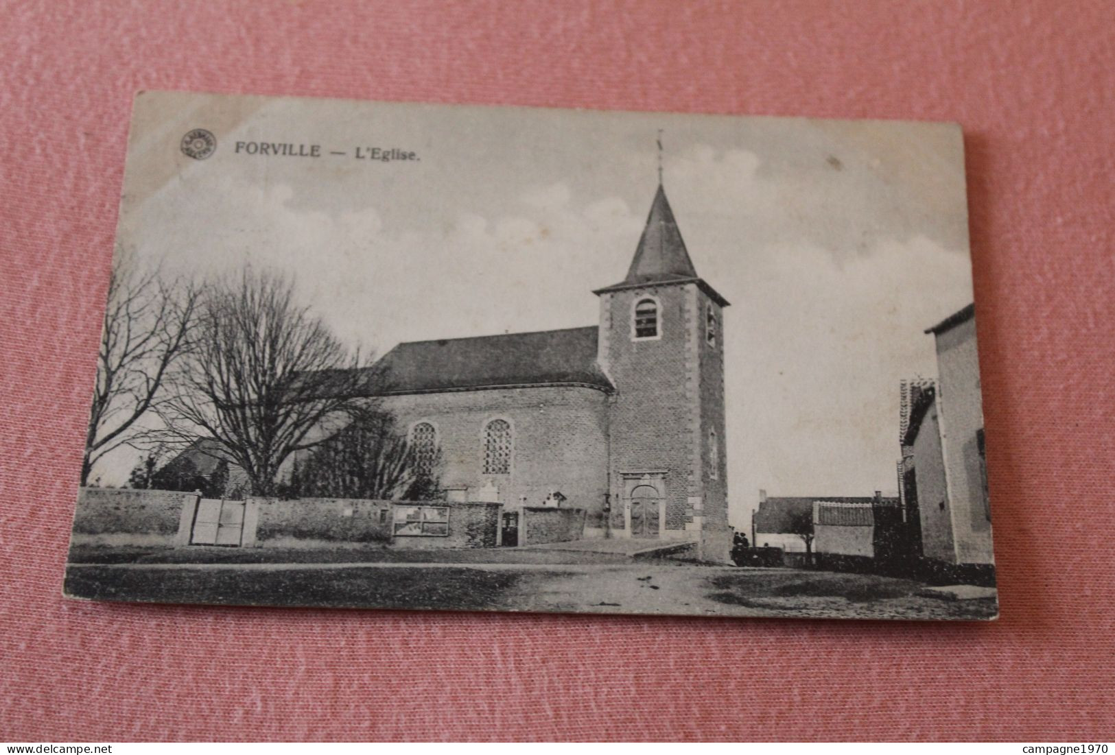 CPA - FORVILLE ( FERNELMONT ) - L'EGLISE ( 1930 )