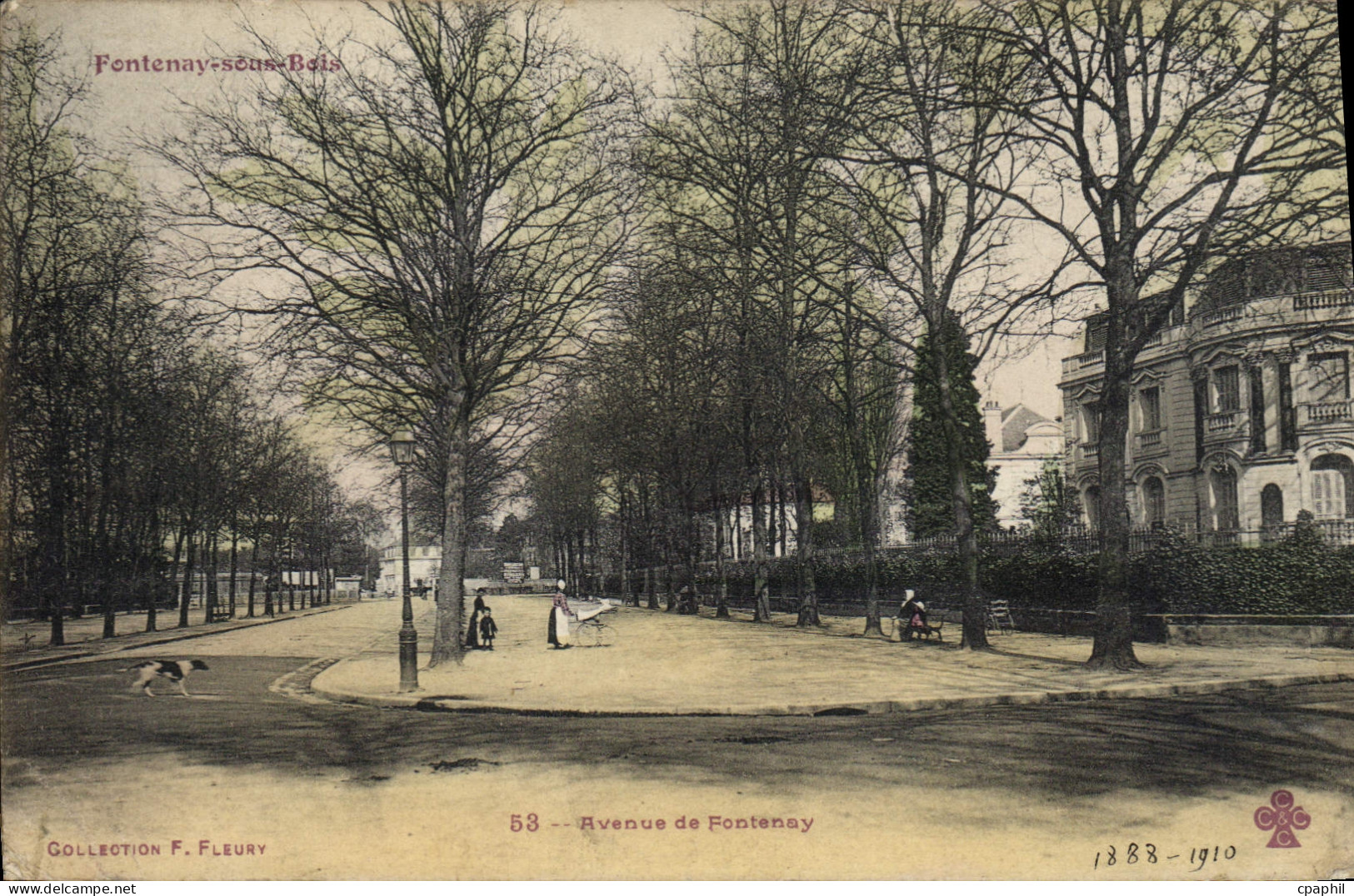 CPA Fotenay sous Bois Avenue de Fontenay