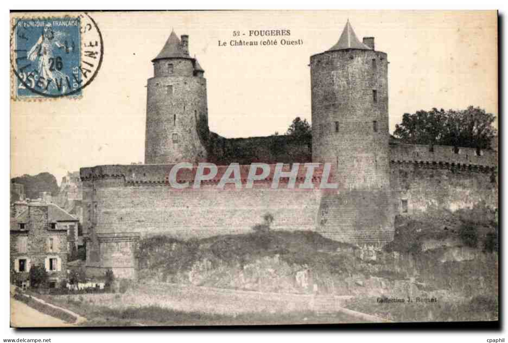 CPA Fougeres Le Chateau (Cote Ouest)