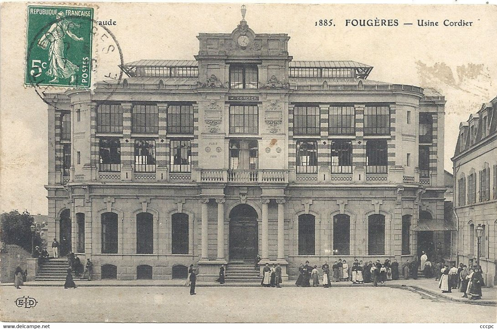 CPA Fougères Usine Cordier