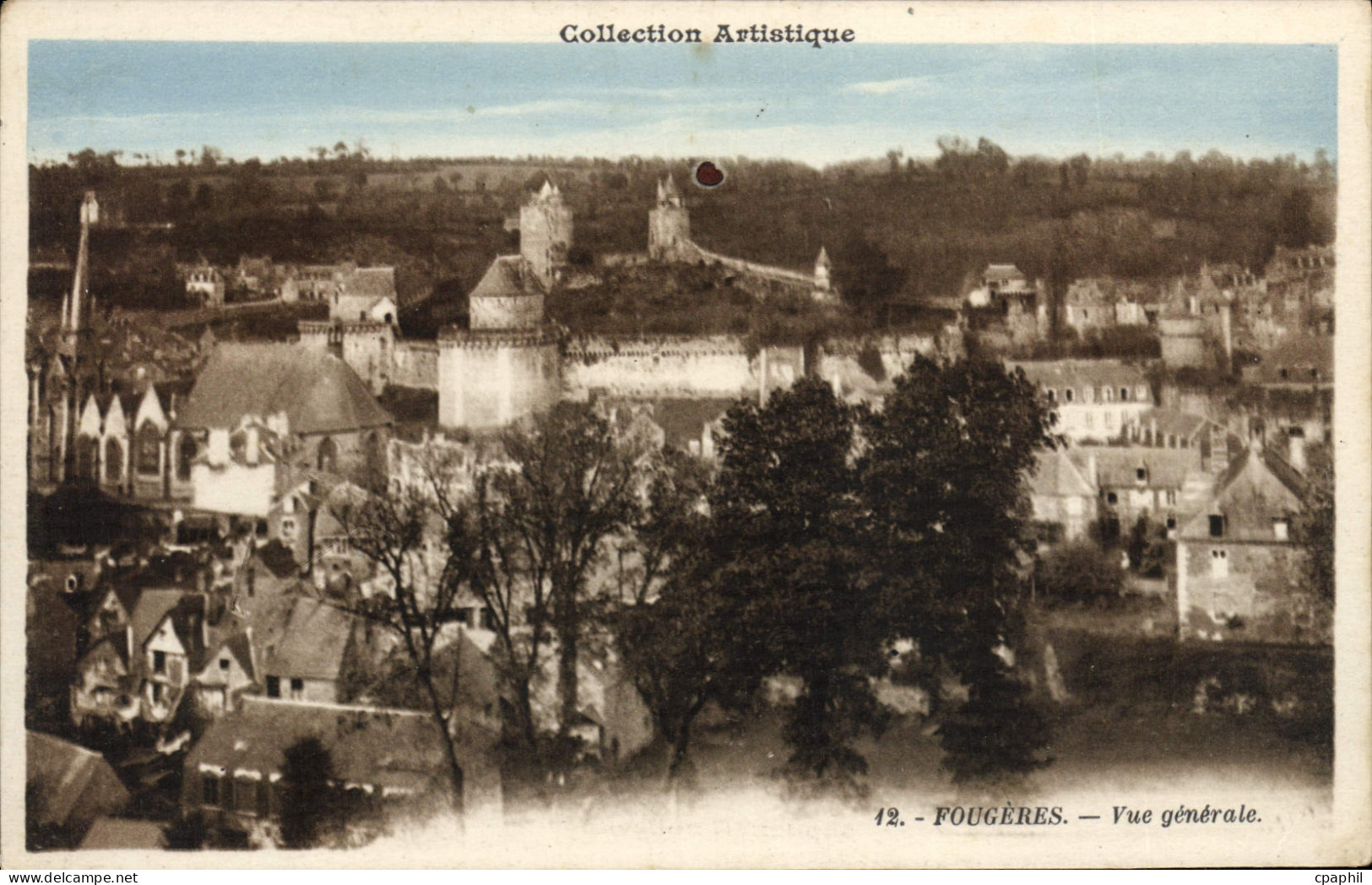 CPA Fougeres Vue Generale