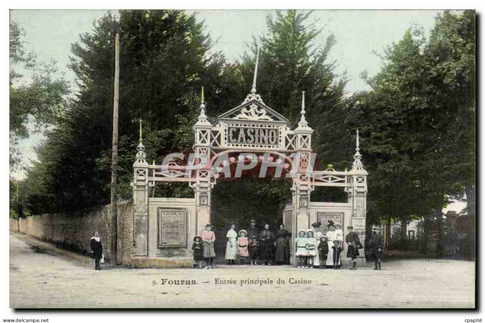 CPA Fouras les Bains Entree principale du casino