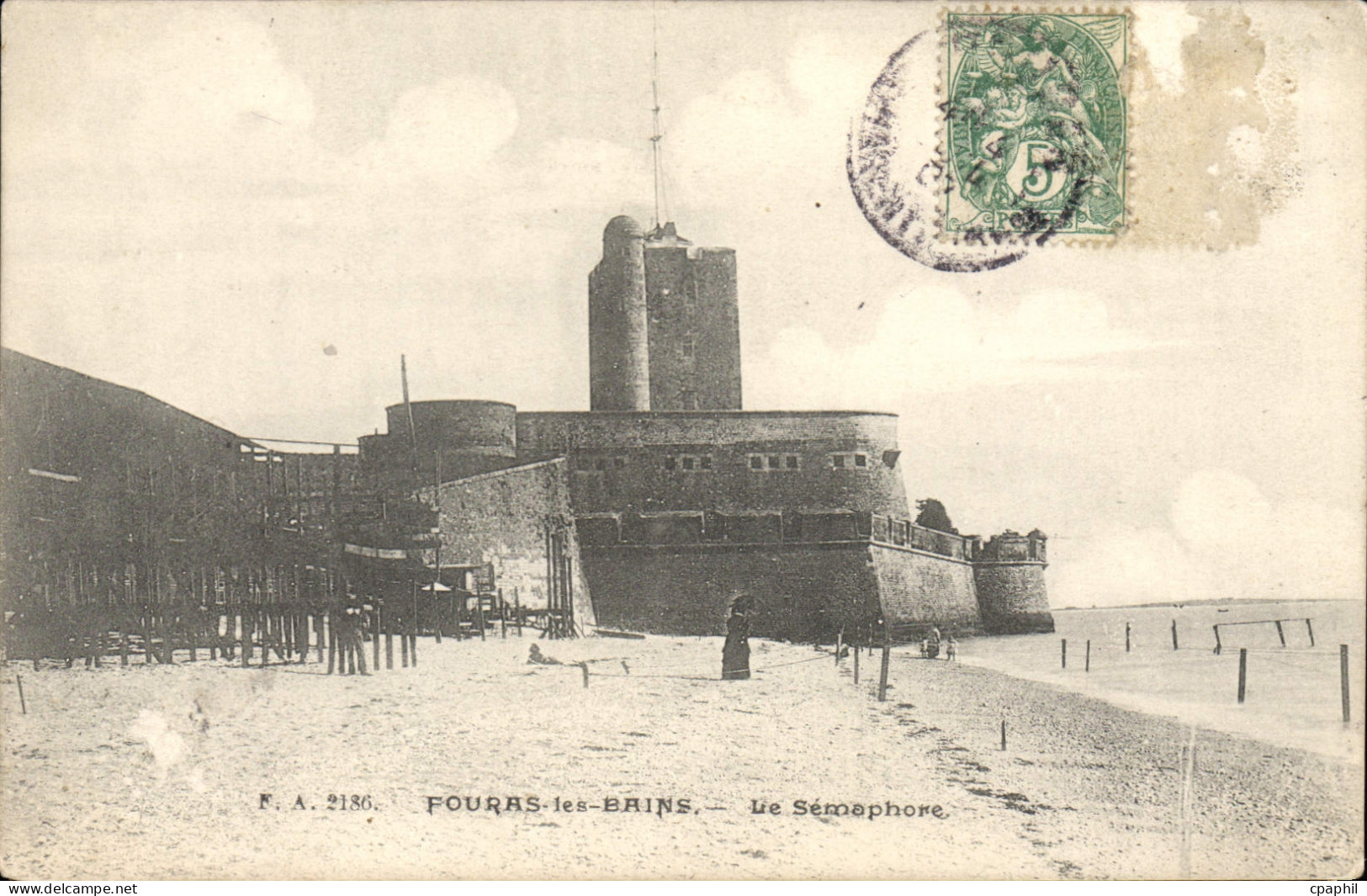 CPA Fouras les Bains Le Semaphore