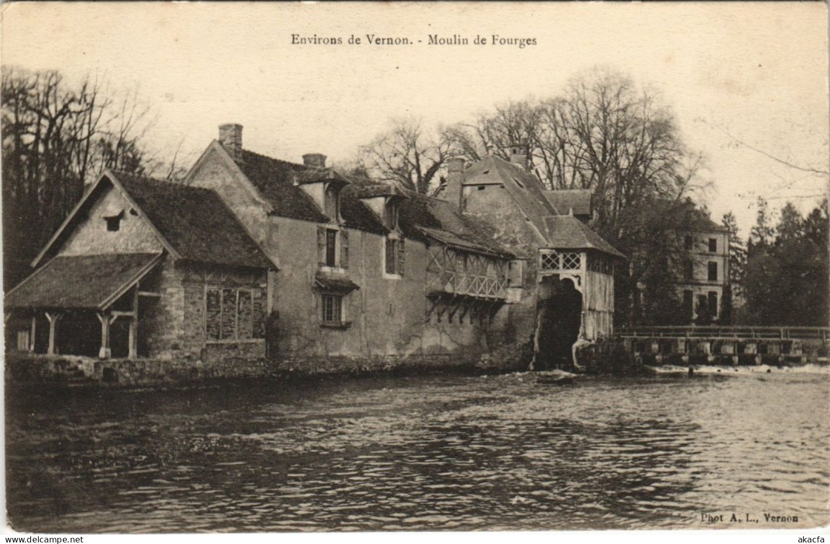 CPA FOURGES - Moulin Environs de VERNON (129033)