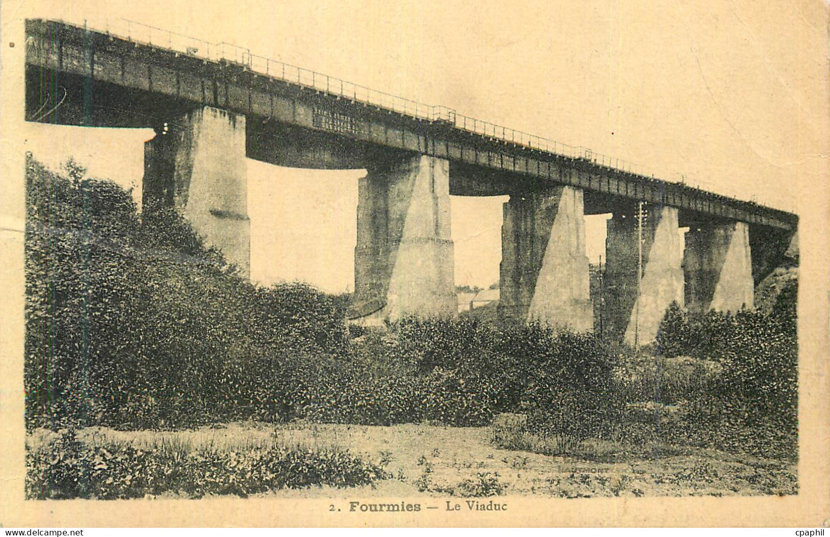 CPA Fourmies Le Viaduc
