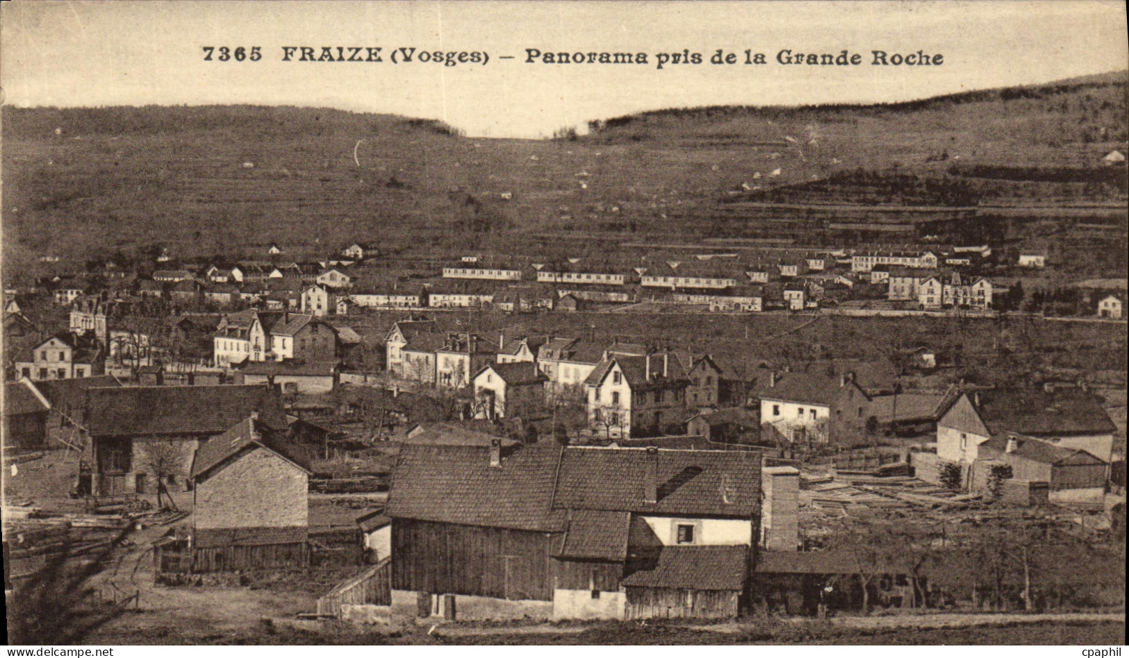 CPA Fraize Panorama Pris de La Grande Roche
