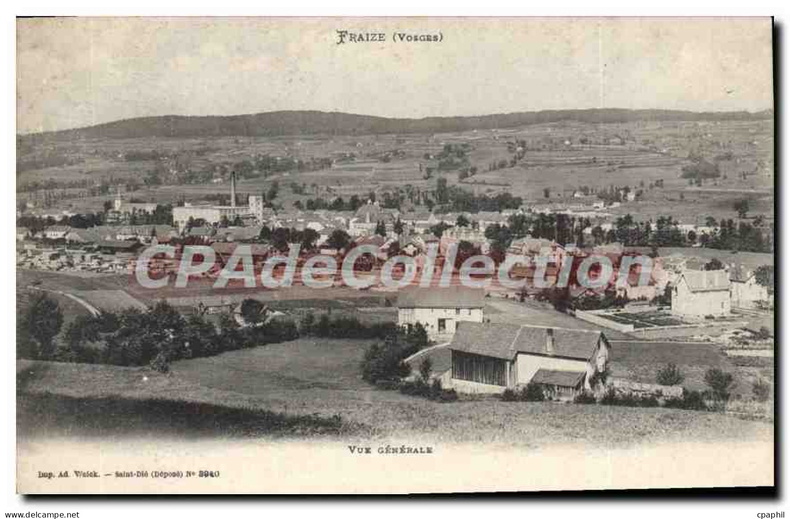 CPA Fraize Vue Generale