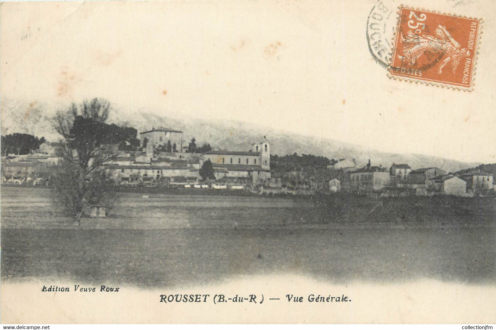 CPA FRANCE 13 " Rousset, Vue générale"