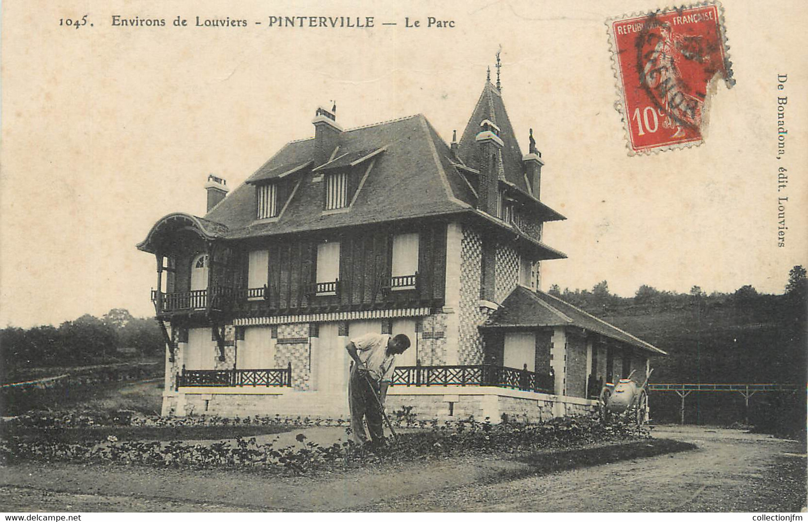 CPA FRANCE 27 "Pinterville, Le Parc".