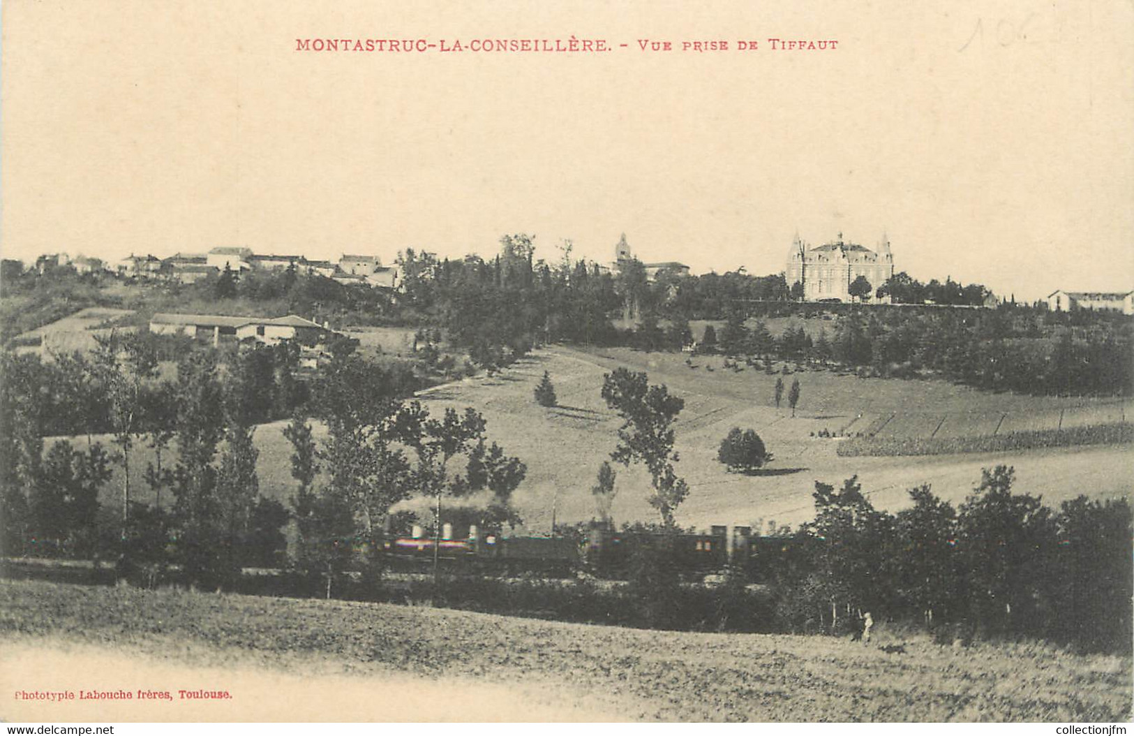 / CPA FRANCE 31 "Montastruc La Conseillère, vue prise de Tiffaut"