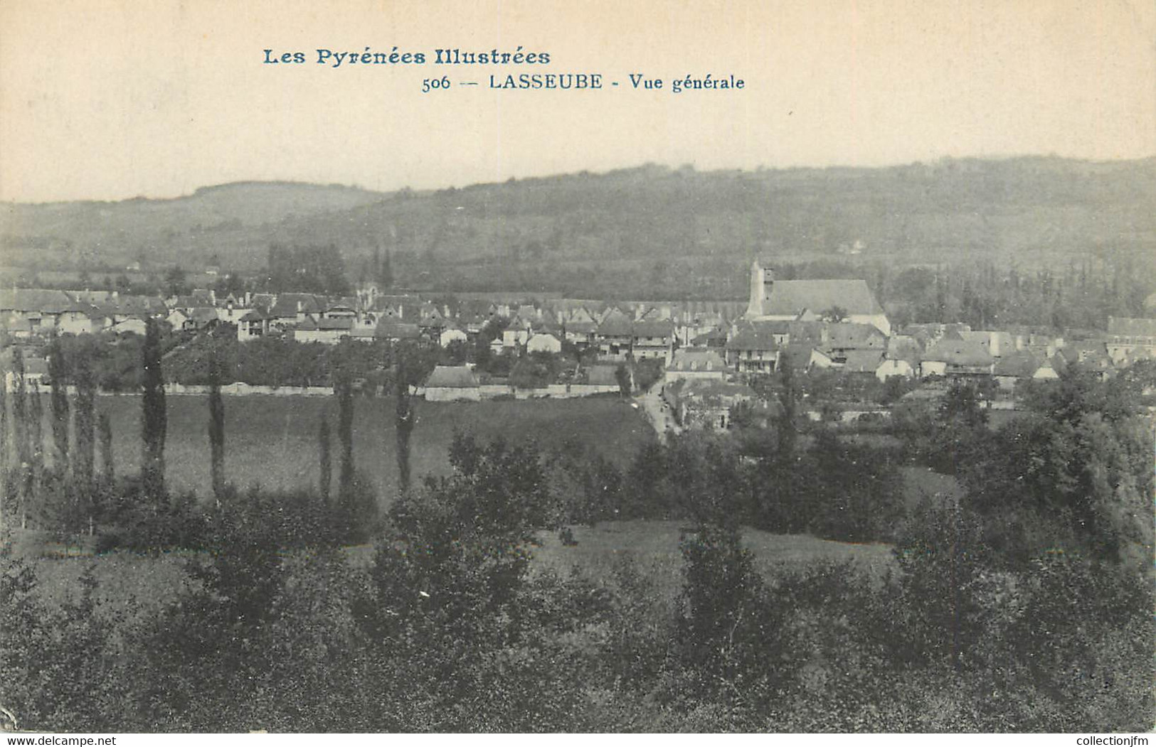 / CPA FRANCE 64 "Lasseube, vue générale"