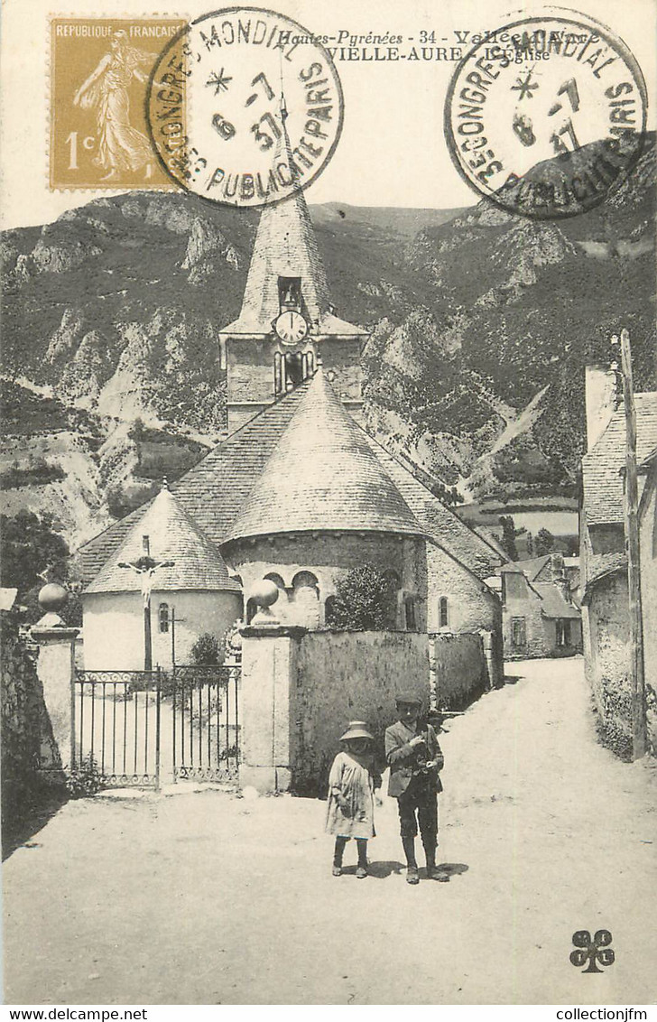 CPA FRANCE 65 "Vielle Aure, l'église"