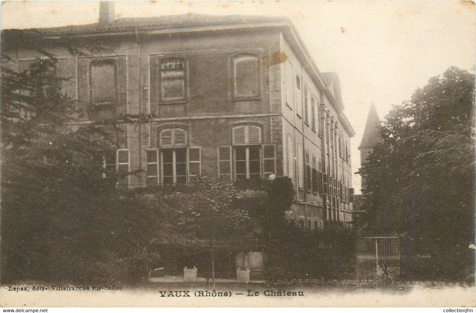 CPA FRANCE 69 "Vaux en Velin, le chateau"